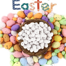 100PCS Mini Easter Eggs 9 Colors Spring Party Table Setting Vase Fillers Easter Basket Stuffers Festival Decoration Party DIY Craft Projects