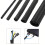 Black Expandable Braided Cable Sleeve 5-16mm 5