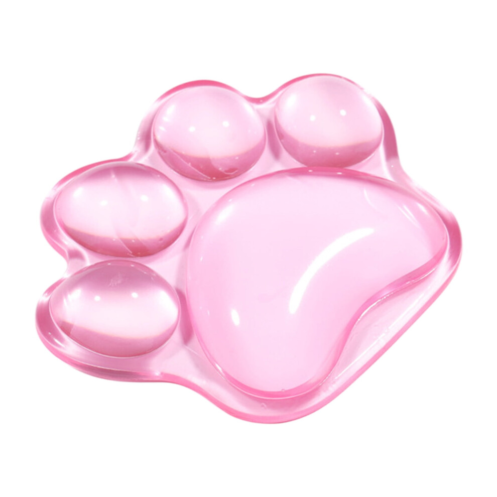Cat Paw Mouse Wrist Rest, Gel Pad Â Soft Transparent Ergonomic Cushion Compatible With All Mice Sky Blue 9152228629738