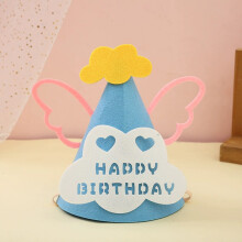 Reusable Fabric Birthday Hats - Set of 3, Adjustable & Washable Party Headwear for Celebrations, Assorted Colors
