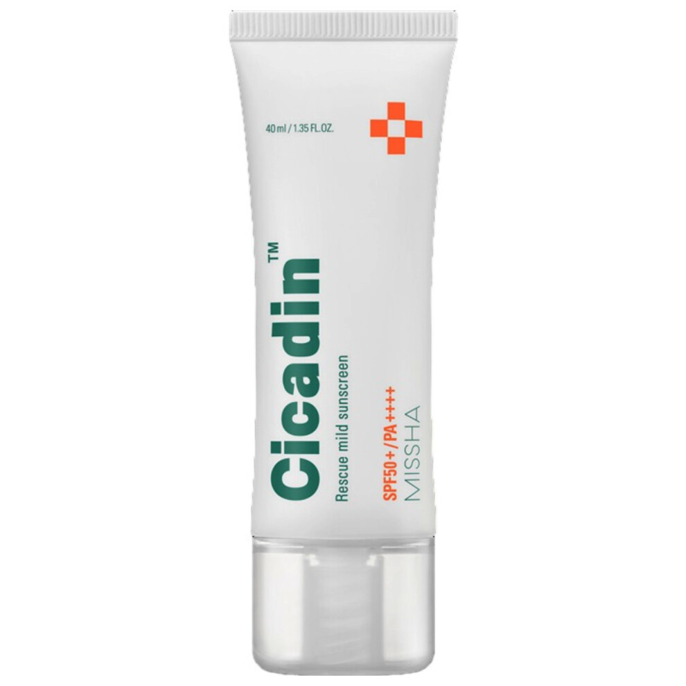 Missha Cicadin Rescue Mild Sunscreen (SPF50+/PA+++) |Provides hydrating and soothing effects - 40ml