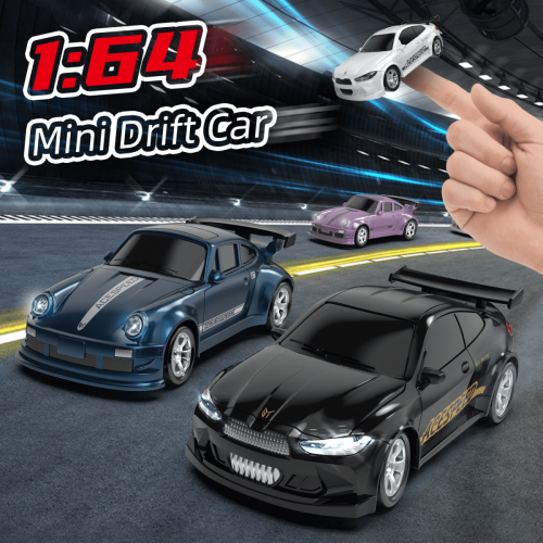 Παιδικά παιχνίδια αυτοκινήτου drift RC, αυτοκίνητο τηλεχειρισμού 1/64 4WD με λειτουργία 1