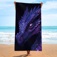 55.1"x27.5" Ultra Microfiber Printed Beach Towel,Quick Dry Travel Camping Beach Accessories Vacation Essential Gift /2/4 PCS