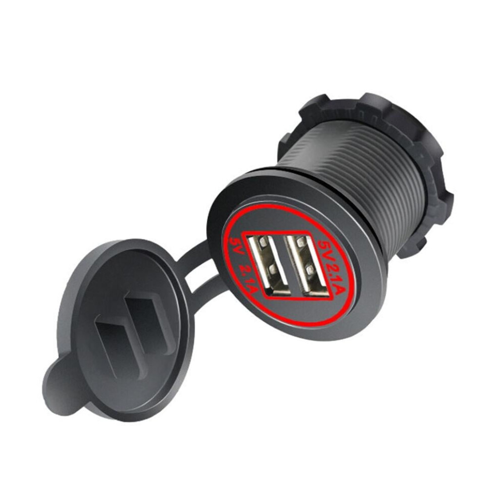 Usb Charging Socket Double Usb Outlet Usb Charging Port For Car Boats Marine 9152228632448