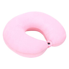 Memory Foam Travel Neck Pillow with Washable Cover, Compatible with Airplane, Car & Office Chairs