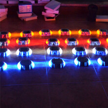 IP68 Waterproof LED Solar Powered Road Stud Light Road Reflective Ground Light Warning Light White Light