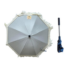 Baby Parasol,Pram Umbrella,Clip on Lightweight,Folded Pushchair Umbrella,Canopy Shade for Trolley,Outdoor Activities