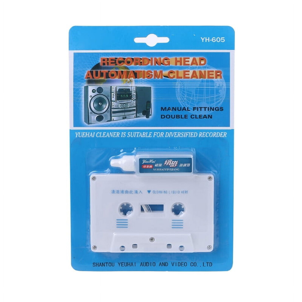 Cassette Tape Head Cleaner & Demagnetizer For All Audio Cassette Deck Player 9130661028165