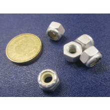 6061 Aluminum Nylon Insert Hex Nuts RH 1/4-20 Thread x 7/16 W x 5/16 H 50 Pcs$$Hardware