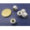 6061 Aluminum Nylon Insert Hex Nuts RH 1/4-20 50 Pcs 1