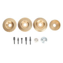 Wood Carving Disc Rotary File Set 4-Piece 7/8 inch Aperture