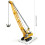 1:87 Ho Scale Tower Cable Crane, All-Alloy, Compatible with Train Models (2 PC) 2