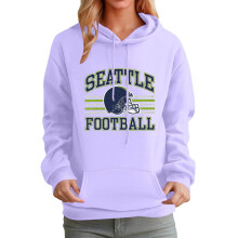 Womens Signature Pullover Hoodie New England Football-Inspired Sweatshirt, Relaxed Unisex Fit