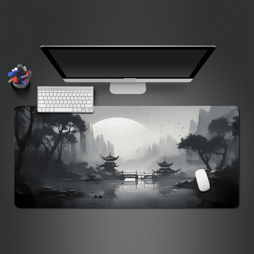 Mouse Pad Sakura Landscape Desk Accessories Mat Gamer Rug Xxl Keyboard Pad 1000X500x3mm Desk Mat Office Carpet Gaming Mouse Mats 9170372238439