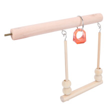 Large Parrot Cage Pet Stick Swing Bird Swing Stand 20X16CM Khaki