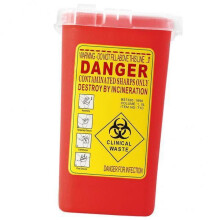4x1 Quart Sharps Container Biohazard Disposal Waste Bin