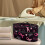 Breast Cancer Themed Pattern Polyester Iron Carrier Bag, Bag Only 2