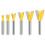 Dovetail Joint Router Bit Set 6 pcs 1/4" to 7/8" 1