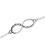 Ortak Infinity of Love Sterling Silver Bangle Bracelet 1