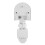 Adjustable Sensitivity PIR Detector For Outdoor Security Floodlight, Motion Sensor Switch With Premium Plastic Material, Weatherproof Motion 3