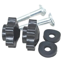 Kit de 2 boutons et boulons pour tondeuse à gazon, compatible avec les modèles Toro 922260, 1064161 et 1073844, pour un remplacement rapide.