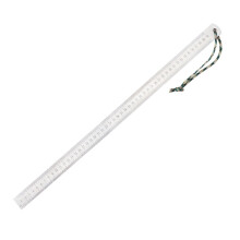 21" Heavy Duty Stainless Steel Ruler, Dual Scale (Inch/cm), 3.5mm Thick, for Workshop & Car Safety