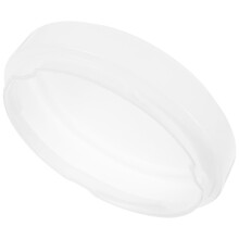 Abat-jour encastré pour plafonnier, abat-jour rond en plastique pour suspension, lustre ou plafonnier.