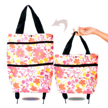 Sac à roulettes portable, sac de courses télescopique, sac de supermarché, chariot de courses, sac à dos pliable
