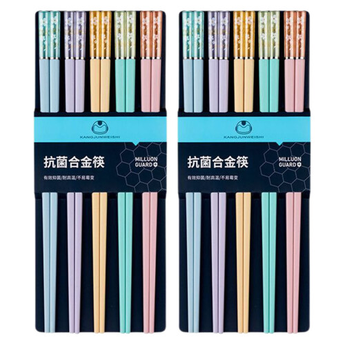 Reusable Plastic Chopsticks Set Dishwasher Safe 1 Pair