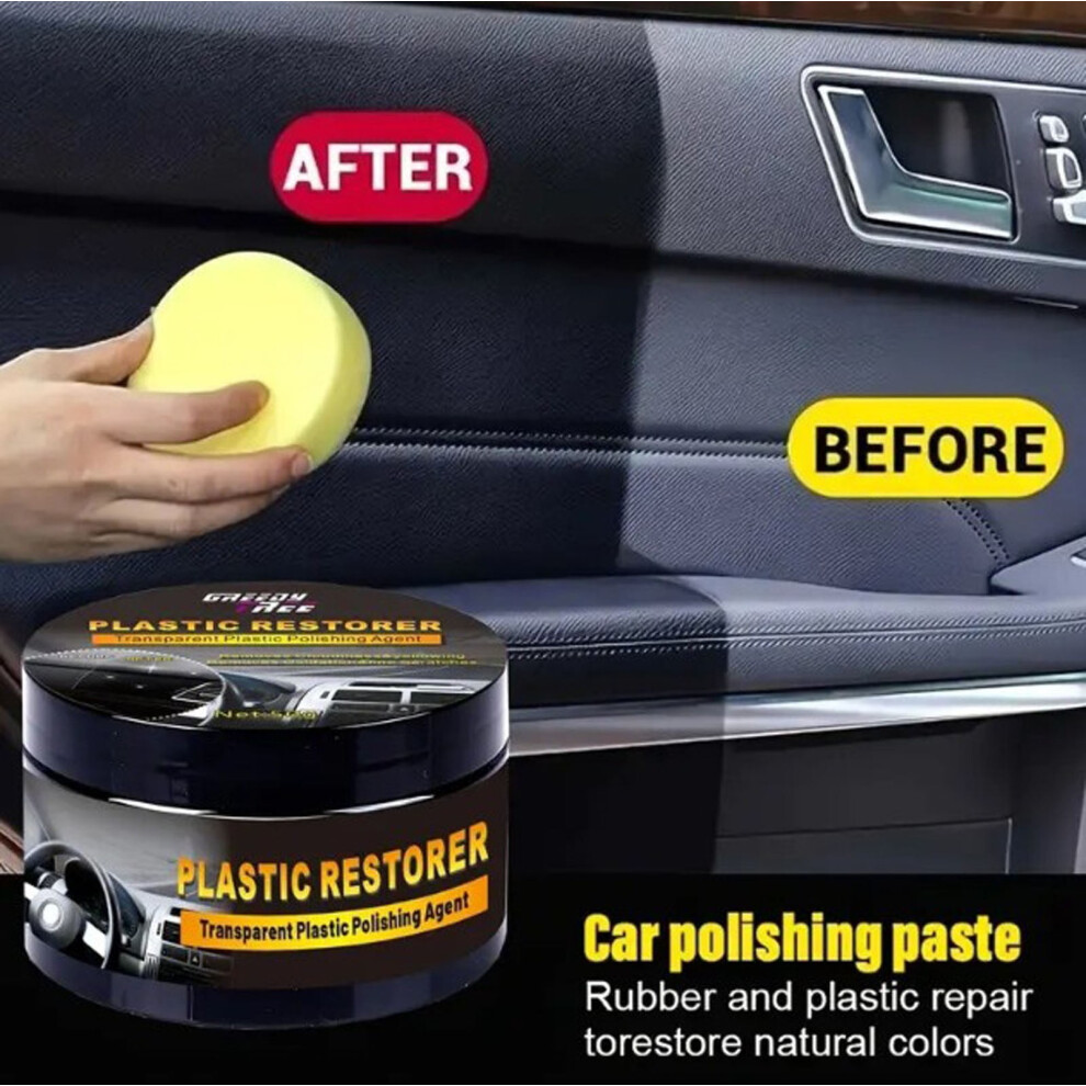 Plastic Restorer For Cars Â Restores Faded Bumpers, Trim & Dash; Long-Lasting Shine For Plastic, Vinyl & Rubber Â Compatible With All Vehicles 9165521744138