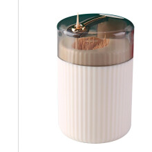 Dispenser automat de scobitori pop-up, suport de lux pentru scobitori cu buton, borcan portabil pentru uz casnic în sufragerie, pentru uz interior