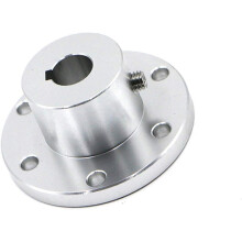 Accouplement à bride de roue omnidirectionnelle en aluminium, diamètre intérieur 5-18 mm, rainure de clavette (12 mm), durable et précis