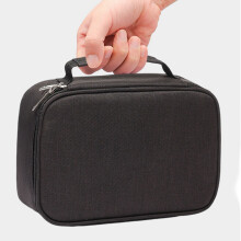 Valigetta portatile per materiali artistici con 72 scomparti, 2 divisori rimovibili e portamatite con cerniera per organizzare gli strumenti di