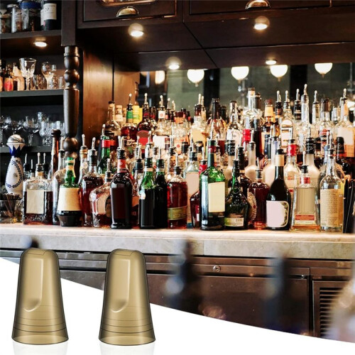 24 Stycken Spritflasklock för Spritflasklock, Universal Hälldispenser, Dammgummiskydd för Pipar 1