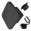Silicone Trailer Hitch Cover Black Dust Plug 2-inch 1