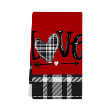 Torchon de cuisine pour la Saint-Valentin – Torchon ultra doux et absorbant pour cuisiner, pâtisser et décorer pour les fêtes – Un