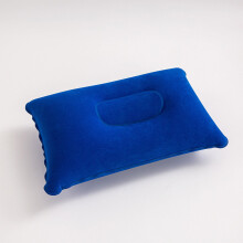 6PC Inflatable Pillow 34x22cm, Colorful Flocked Air Pillow for Travel, Camping, Hiking, Beach, Fishing – Compatible with All Inflatables