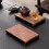 Retro Wooden Tray,Rectangular Desktop Display Rack for Home & Hotel, Coffee Table Decorative Plate, Thick Design 2