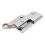 Selbsthemmender Seilgreifer 430 g 13,5 x 6,5 cm Silber 15