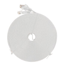 66ft CAT6 Ethernet Cable 1000Mbps RJ45 for Router & Laptop White