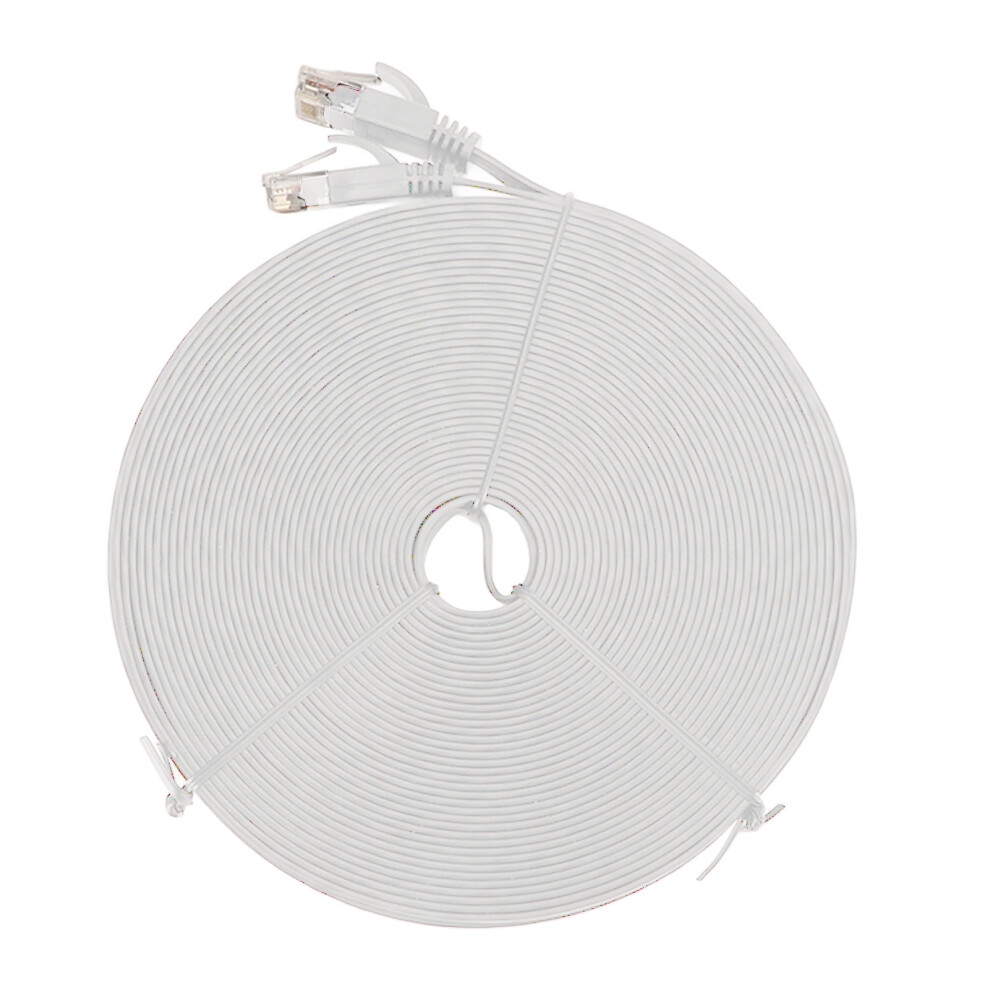 66Ft Cat6 Ethernet Cable 1000Mbps Rj45 For Router & Laptop White 7901389467244
