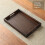Bamboo Wooden Tea Tray - Rectangular Solid Wood Serving Tray for Hotel, Home Dinner Plate, Tea Stand, Tableware Storage 2