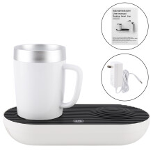 Office Desk Drink Companion, Custom Sized Dual Use Cooler Warmer with Vacuum Flask Functionality, Crafted from Aircraft-Grade Materials for Beverage