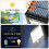 LED Solar Light Waterproof with Motion Sensor Floodlight Remote Control 3 Modes for Patio Garage Backyard Solar Lamp 6