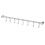 Multi Function Stainless Steel Kitchen Organizer, Wall Mounted Space Saving Bar With Sliding Hooks For Cooking Utensils, Durable Easy Installation 2