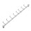 Multi Function Stainless Steel Kitchen Organizer, Wall Mounted Space Saving Bar With Sliding Hooks For Cooking Utensils, Durable Easy Installation 4