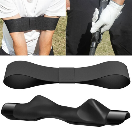 Grip Trainer Attachment & Swing Correcting Arm Band Alignment Training Aids Training Grip Aid for Beginner 1