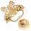 Brass Butterfly Cabinet Pull 92x60mm Antique Gold 2