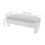 Durable Grey Nail Pillow Hand Holder PU Manicure Cushion 2