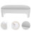 Durable Grey Nail Pillow Hand Holder PU Manicure Cushion 10
